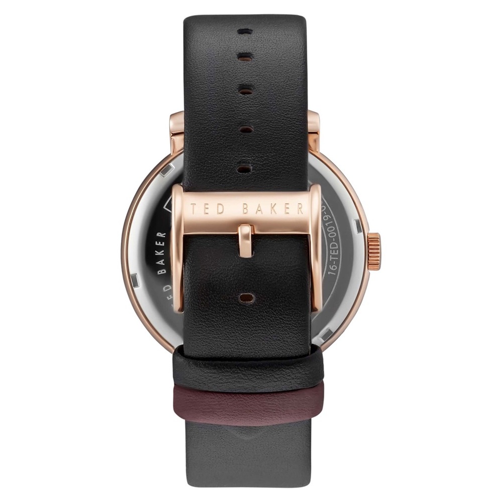 ⌚️🆕 Ted Baker ✦ 42mm Men's Watch ✦ Leather Strap - Picture 2 of 8